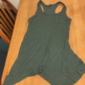 Flowy green tank top